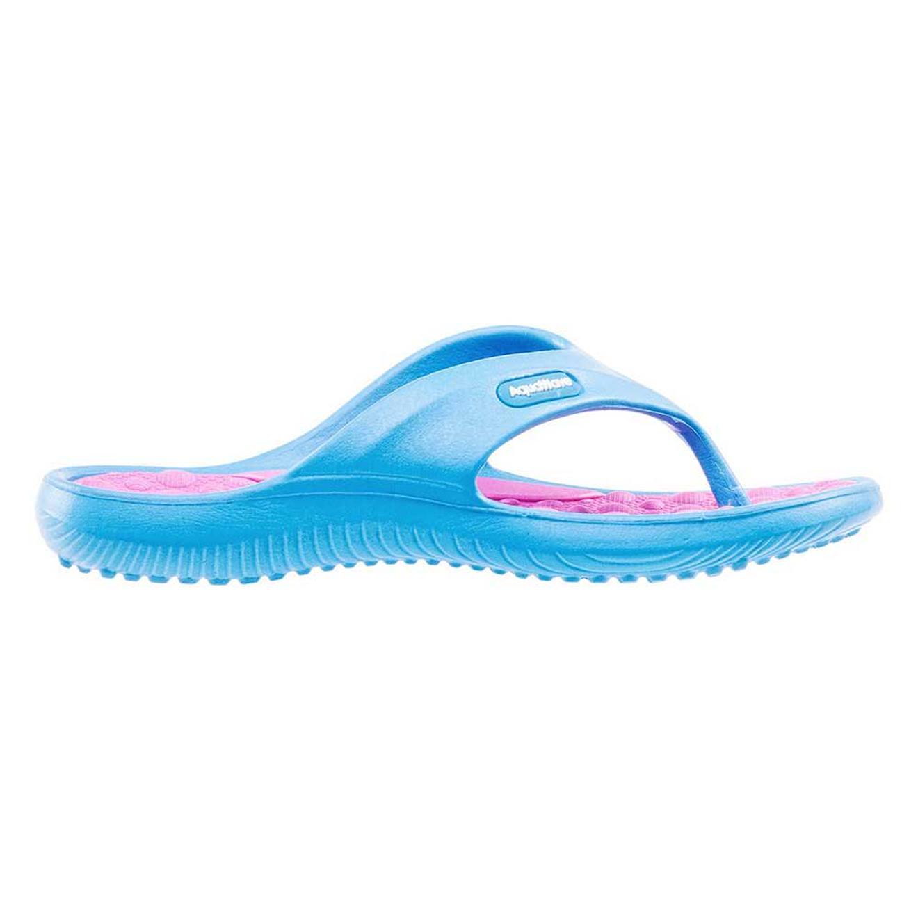 Tongs Synthétique Ilama Bleu Saphir / Fuchsia