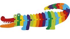 Jouet-Premier âge-Puzzle abc crocodile