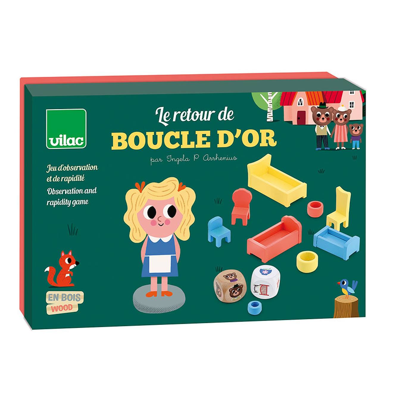 Jeu De Société Boucle D'or Bleu