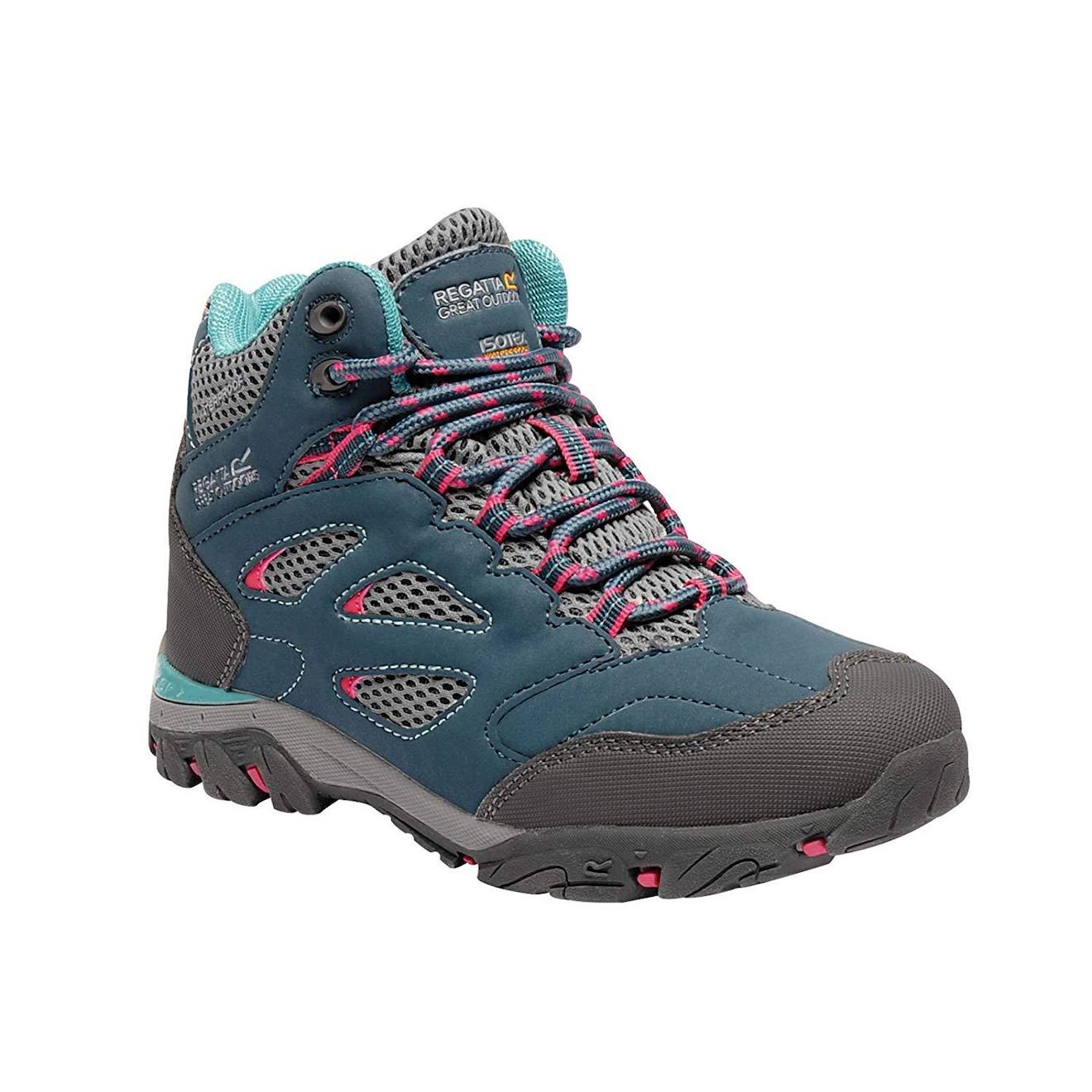 Chaussures Montantes De Randonnée Holcombe Polyuréthane Holcombe Iep Bleu Sarcelle/rose Foncé