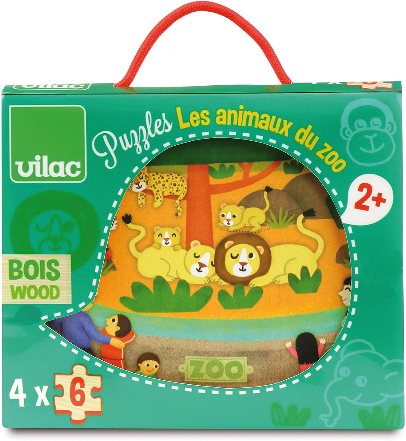Puzzles Du Zoo Vert