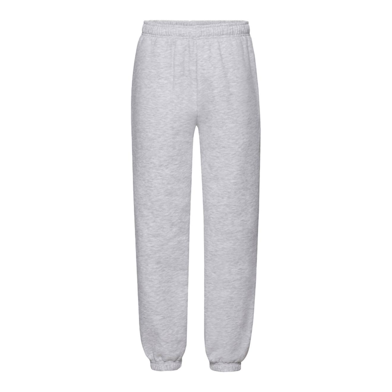Pantalon De Jogging Coton Premium Gris Chiné