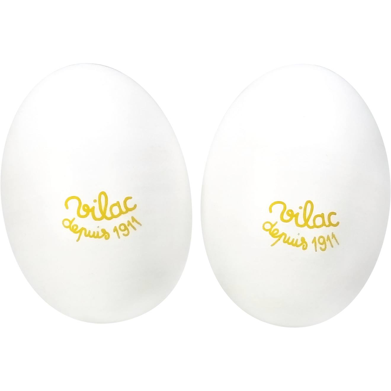 Vilac - Paire De Maracas Blanches Blanc