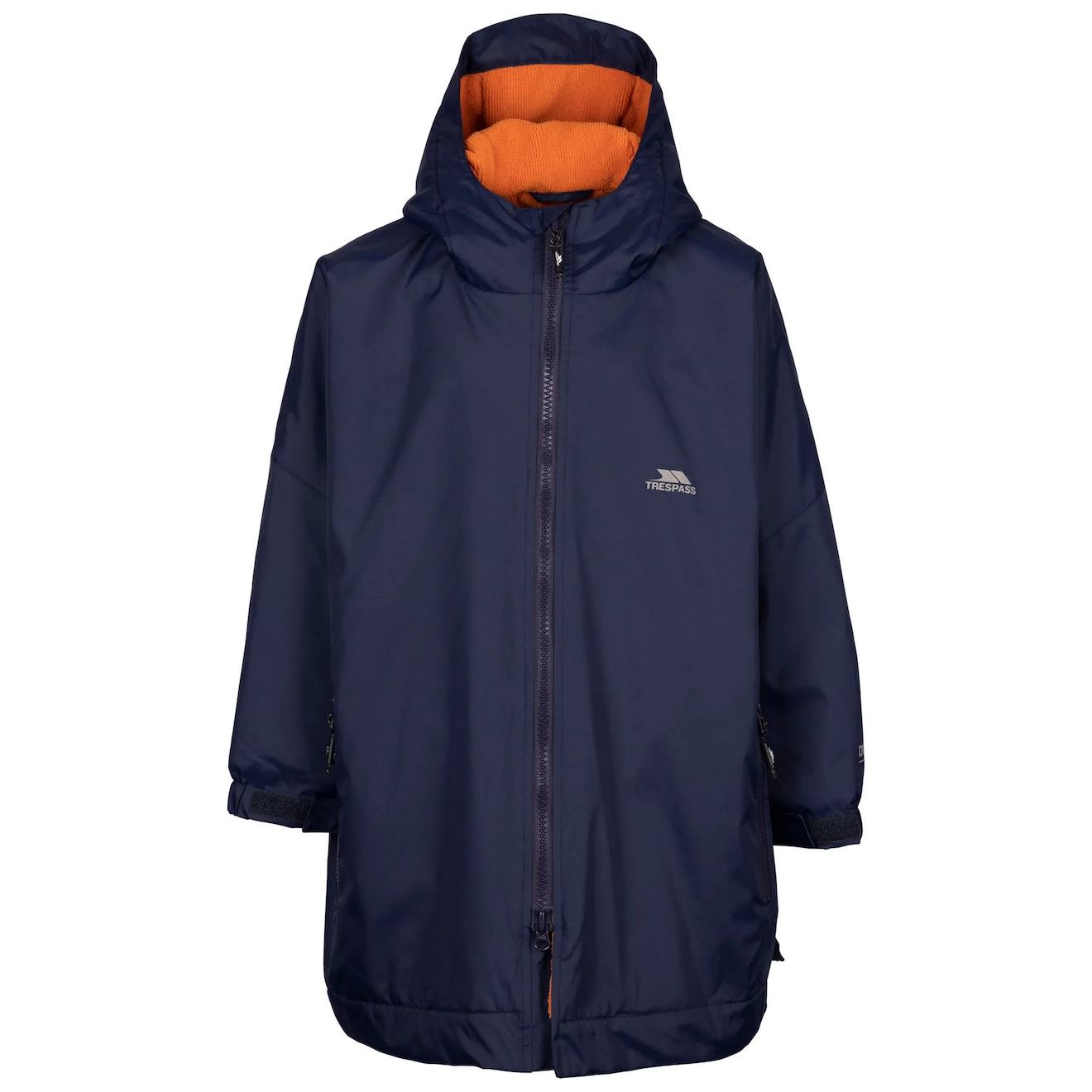 Veste Imperméable Synthétique Bleu Marine