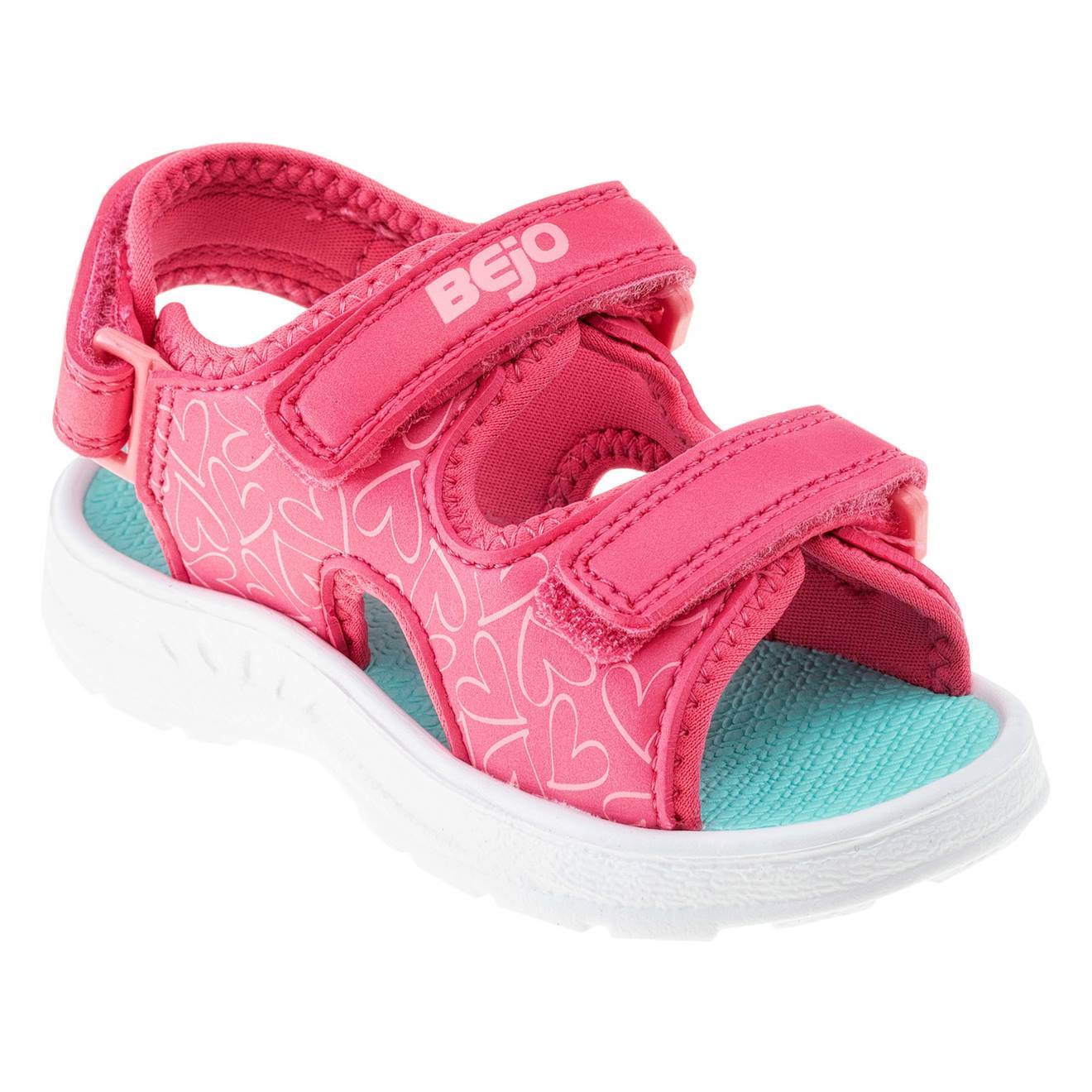 Sandales Synthétique Timini Rose Foncé / Turquoise