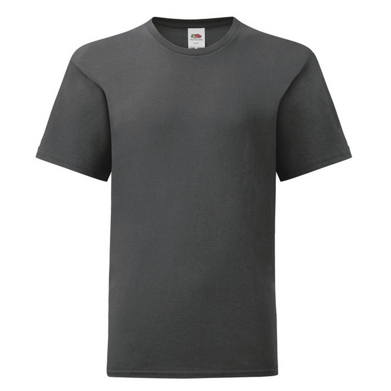 T-shirt Iconic Coton Peigné Et Filé À L'anneau Iconic 150 Graphite Clair