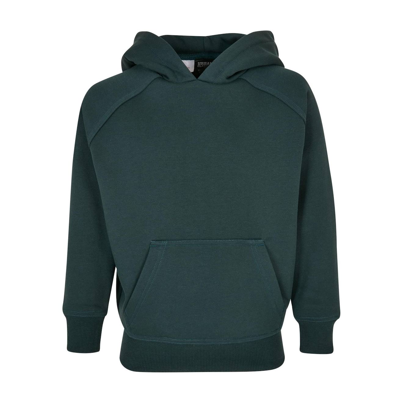Sweat À Capuche Coton Blank Vert Bouteille