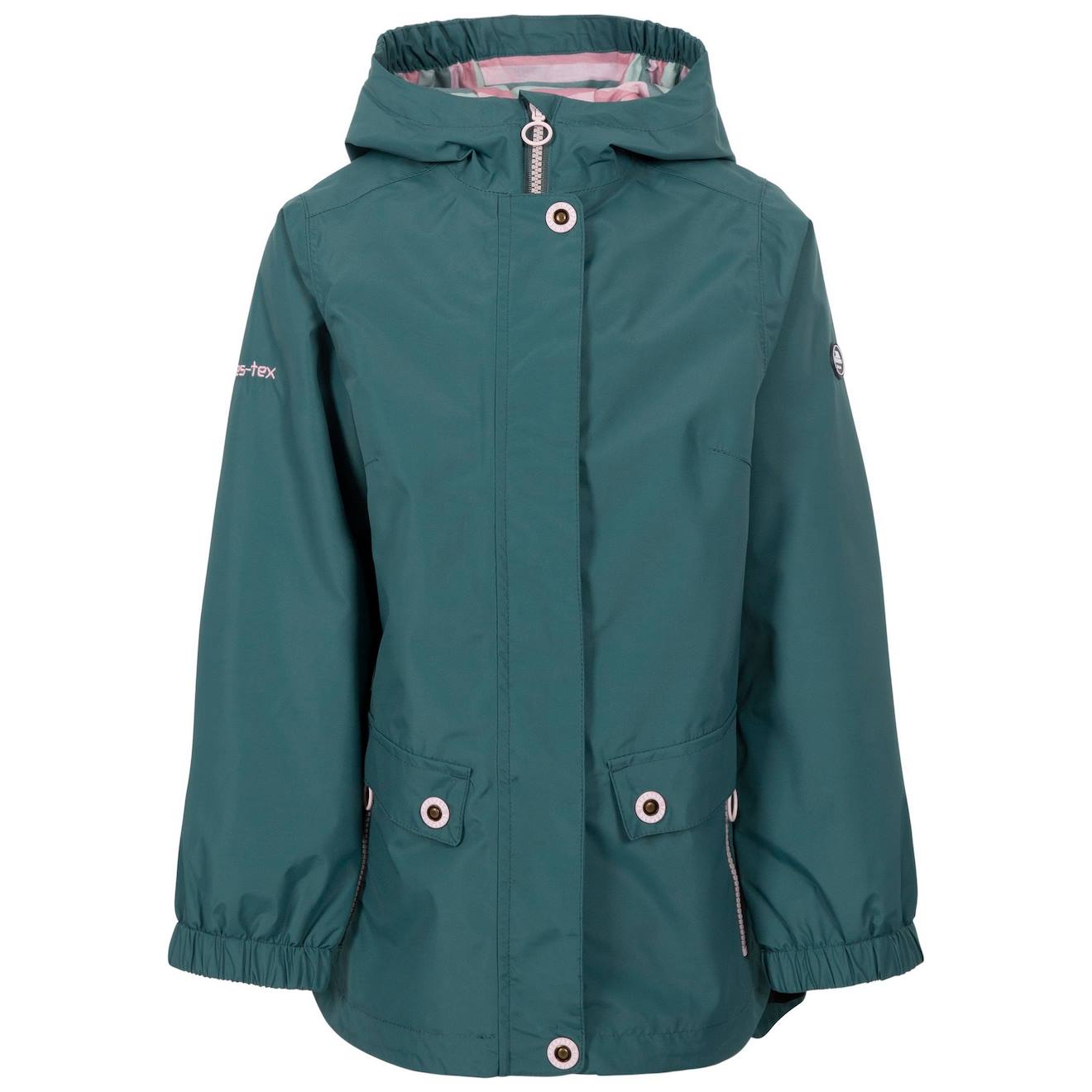 Veste Imperméable Coton Flourish Vert Sombre