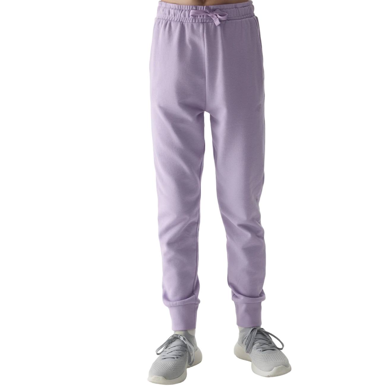 Pantalon De Jogging Synthétique Violet Clair