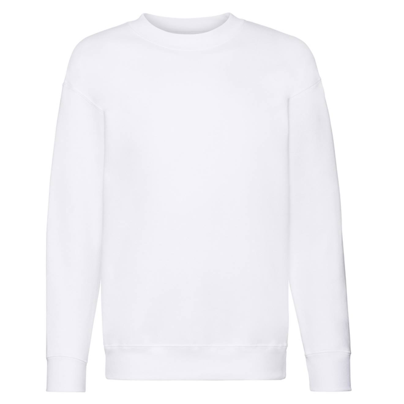 Sweat En Coton Peigné De Qualité Supérieure Premium Blanc