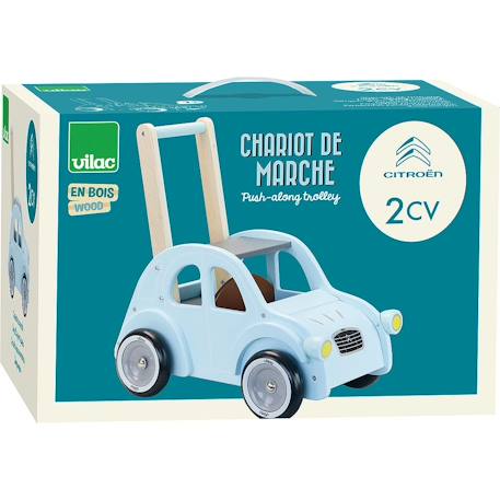 Chariot de marche citroën 2cv Bleu 4 - vertbaudet enfant 