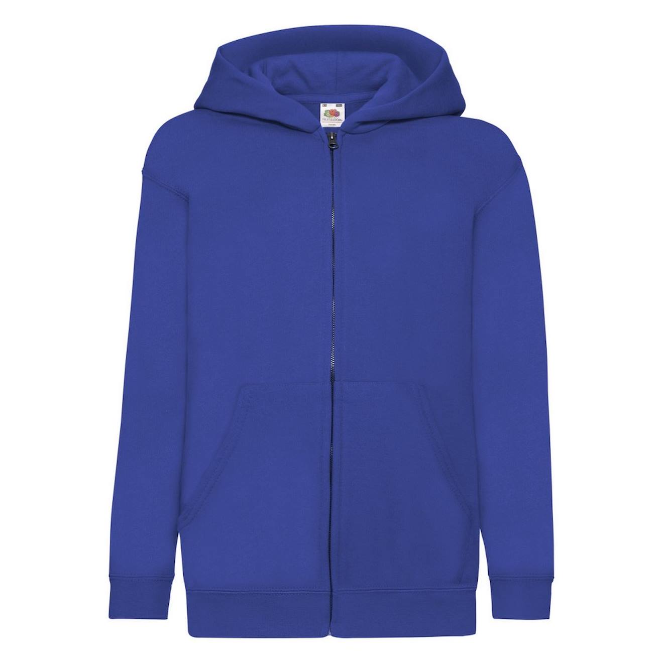 Veste À Capuche Coton Classic Bleu Roi