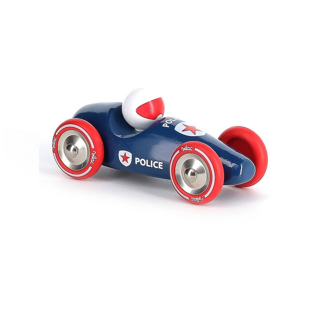 Voiture De Course Gm Police Bleu