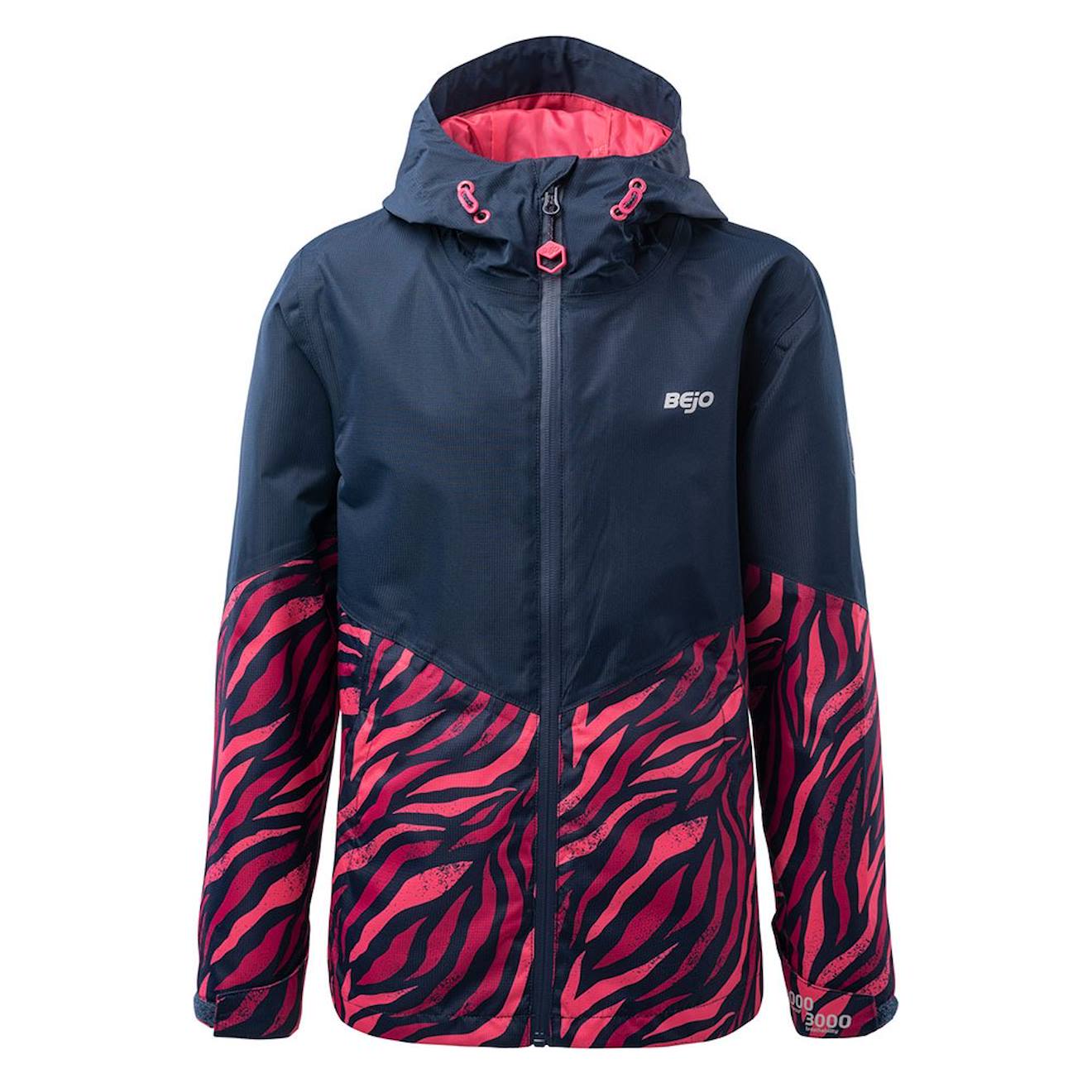 Veste Softshell Synthétique Junko Bleu Foncé / Chèvrefeuille