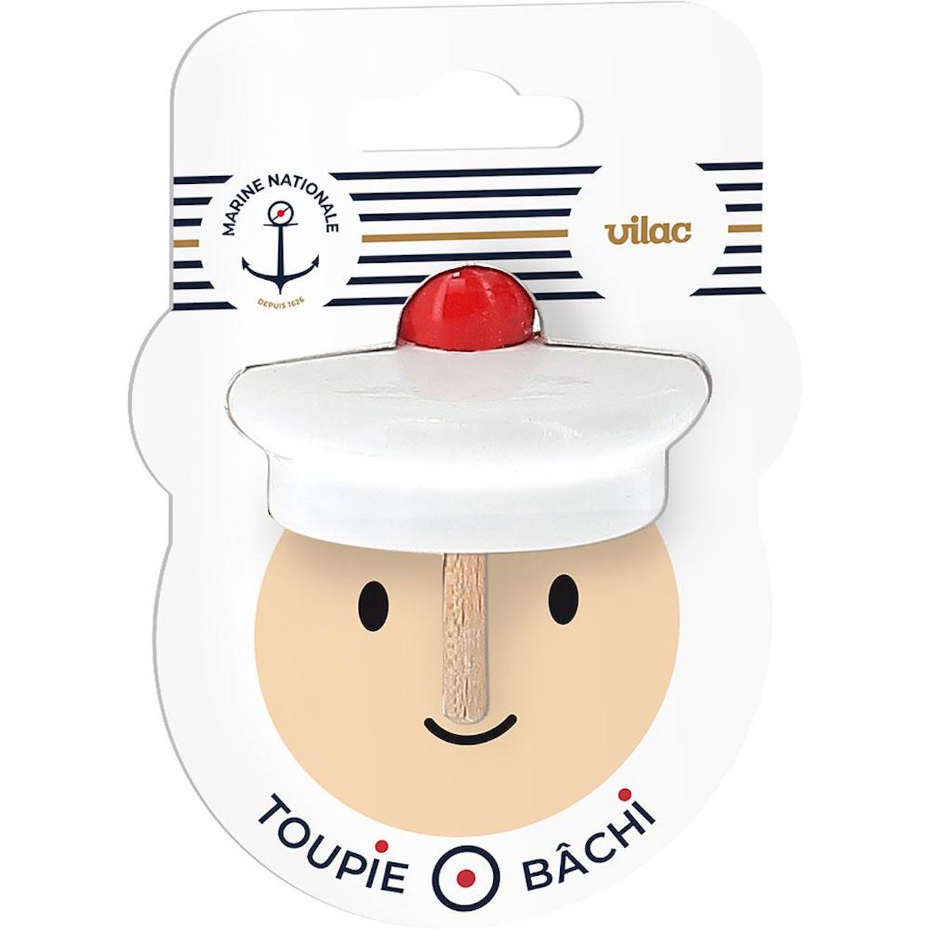 Toupie Bâchi Marine Nationale Blanc
