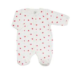 Bébé-Pyjama, surpyjama-Dors-bien motif fraise