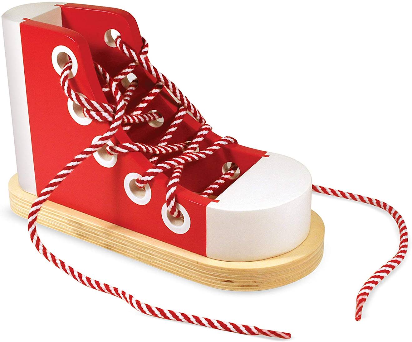 Chaussure À Lacer Basket Rouge