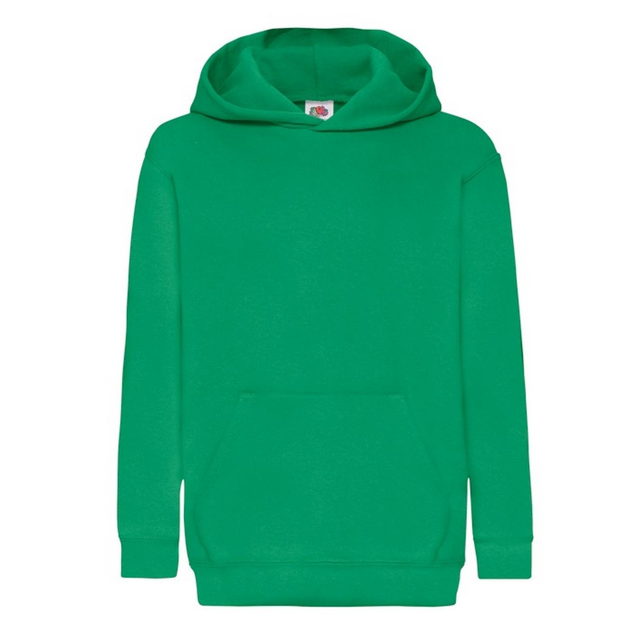 Sweat À Capuche Coton Classic Vert Kelly