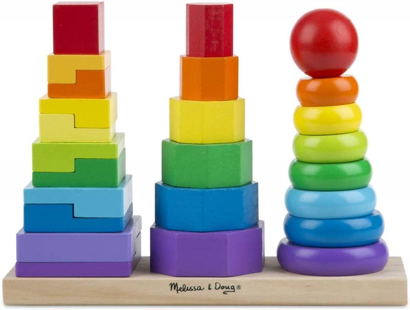 Empilable Géométrique Rouge (Melissa And Doug) - Image 2
