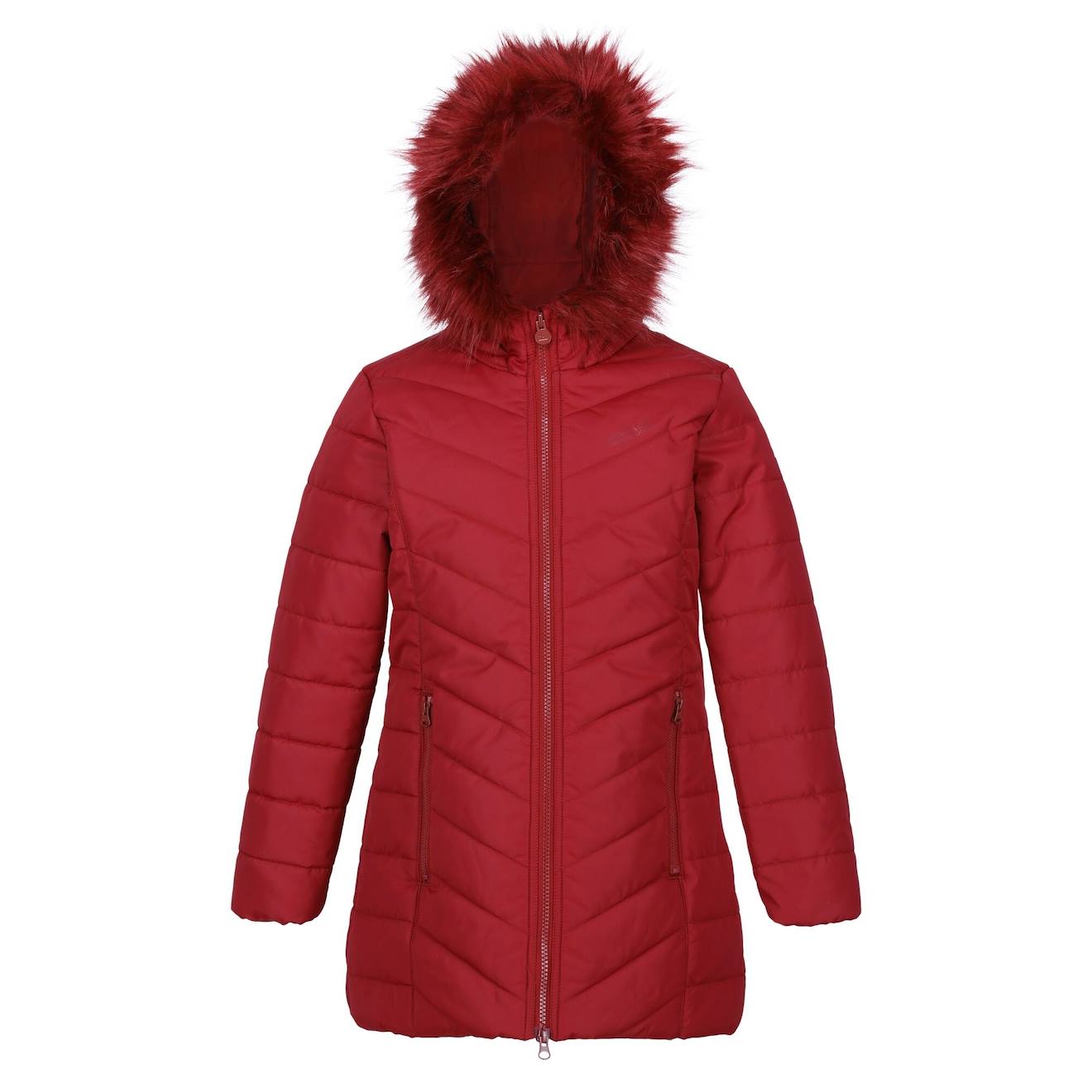 Veste Isolée Polyester Fabrizia Rouge Foncé