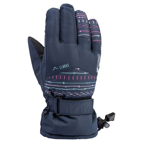 Fille-Accessoires-Bonnet, écharpe, gants-Gants de ski synthétique