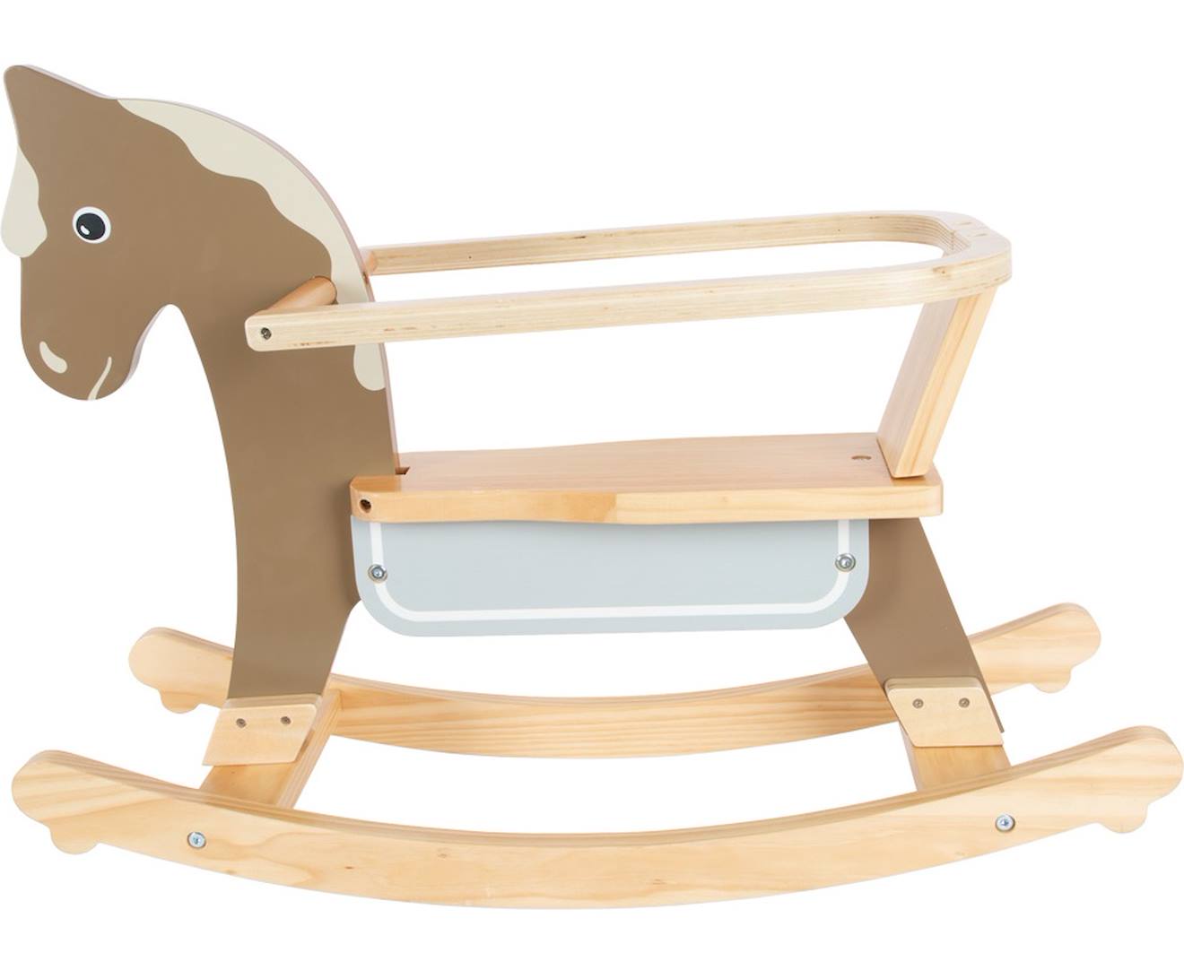 Cheval À Bascule Avec Siège Marron (Small Foot) - Image 1