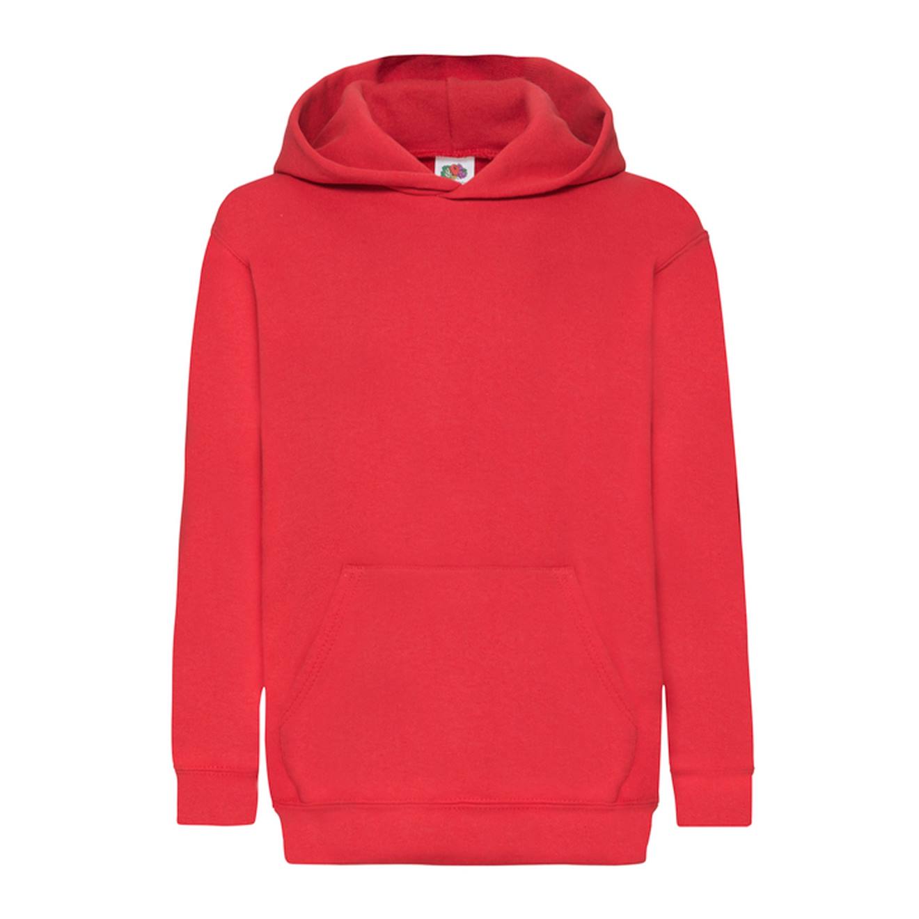 Sweat À Capuche Coton Rouge