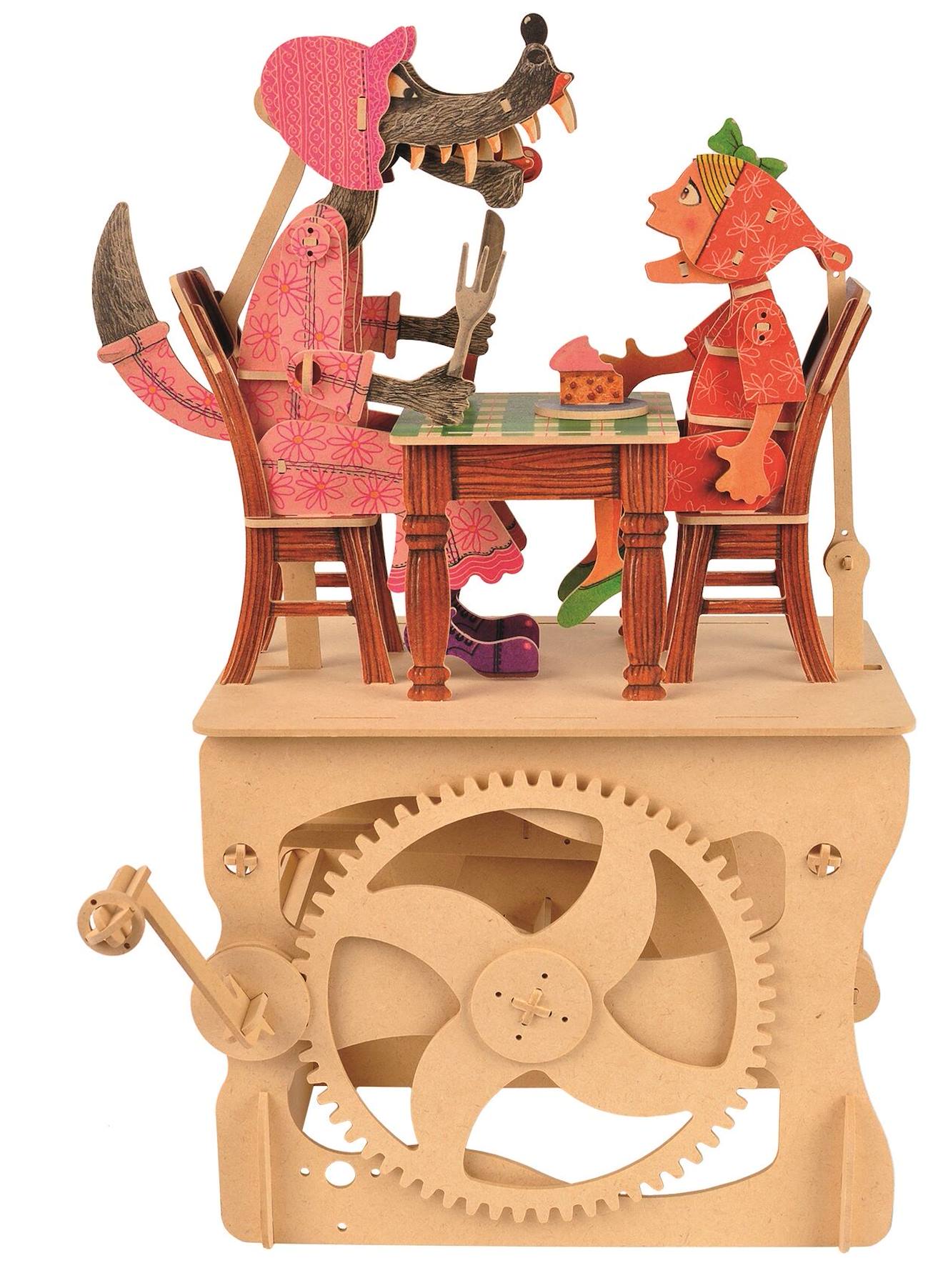 Vilac - Automate Petit Chaperon Rouge Orange