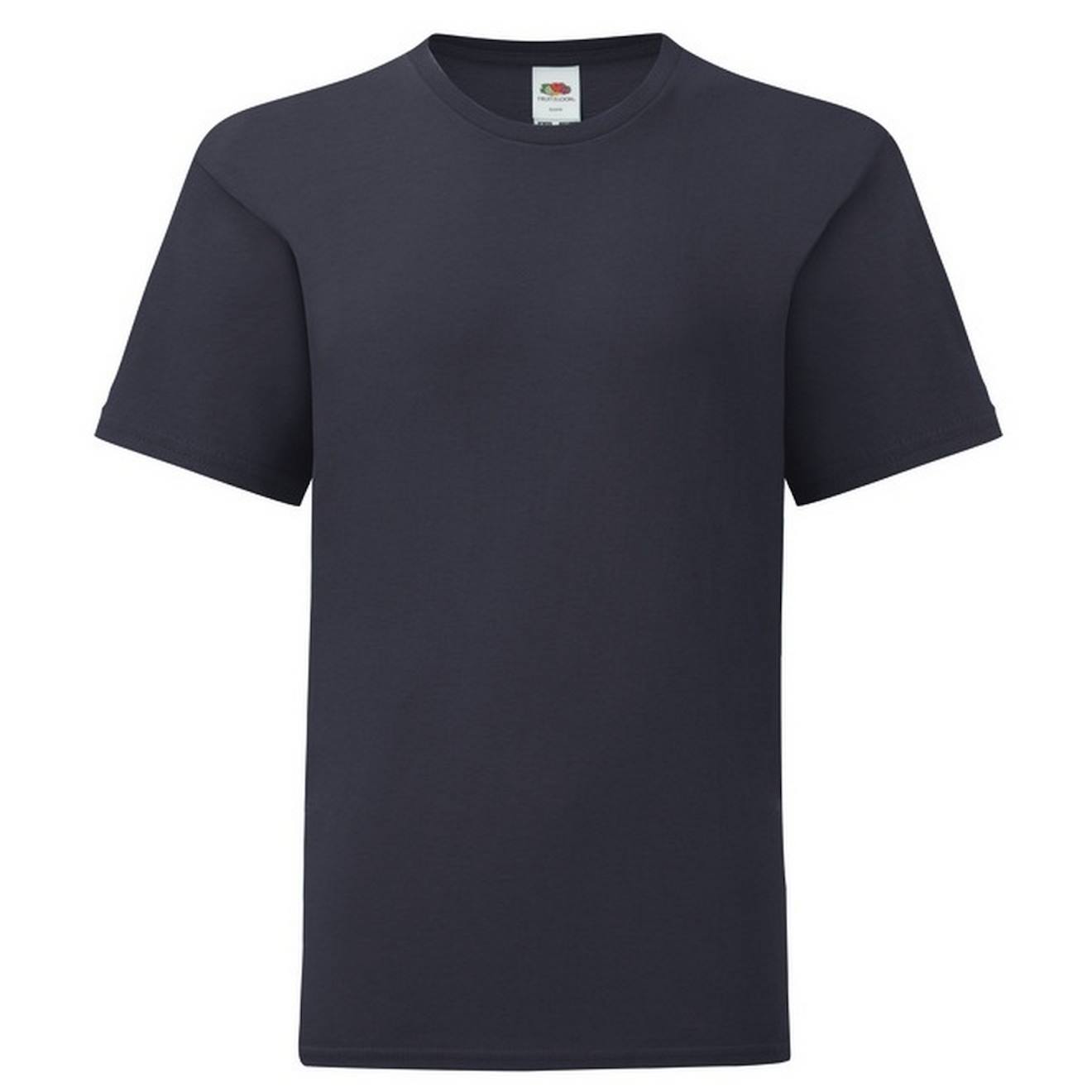T-shirt Iconic Coton Peigné Et Filé À L'anneau Iconic 150 Bleu Marine Sombre