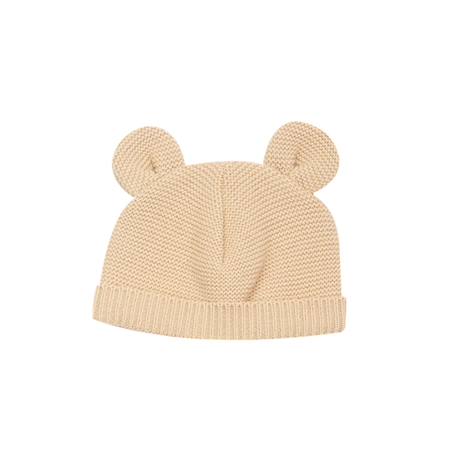 Bébé-Accessoires-Chapeau-Bonnet en maille avec des petites oreilles