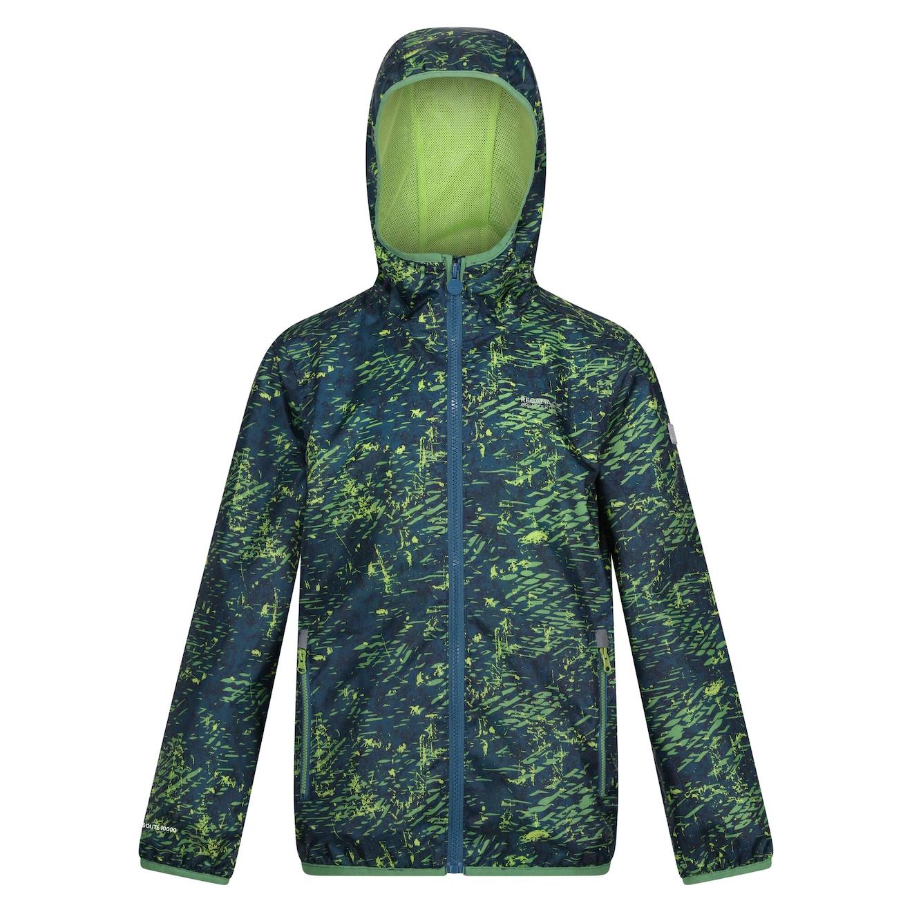 Veste Imperméable Synthétique Bleu Marocain