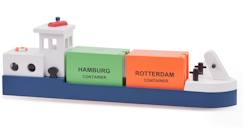 Jouet-Péniche avec 2 containers