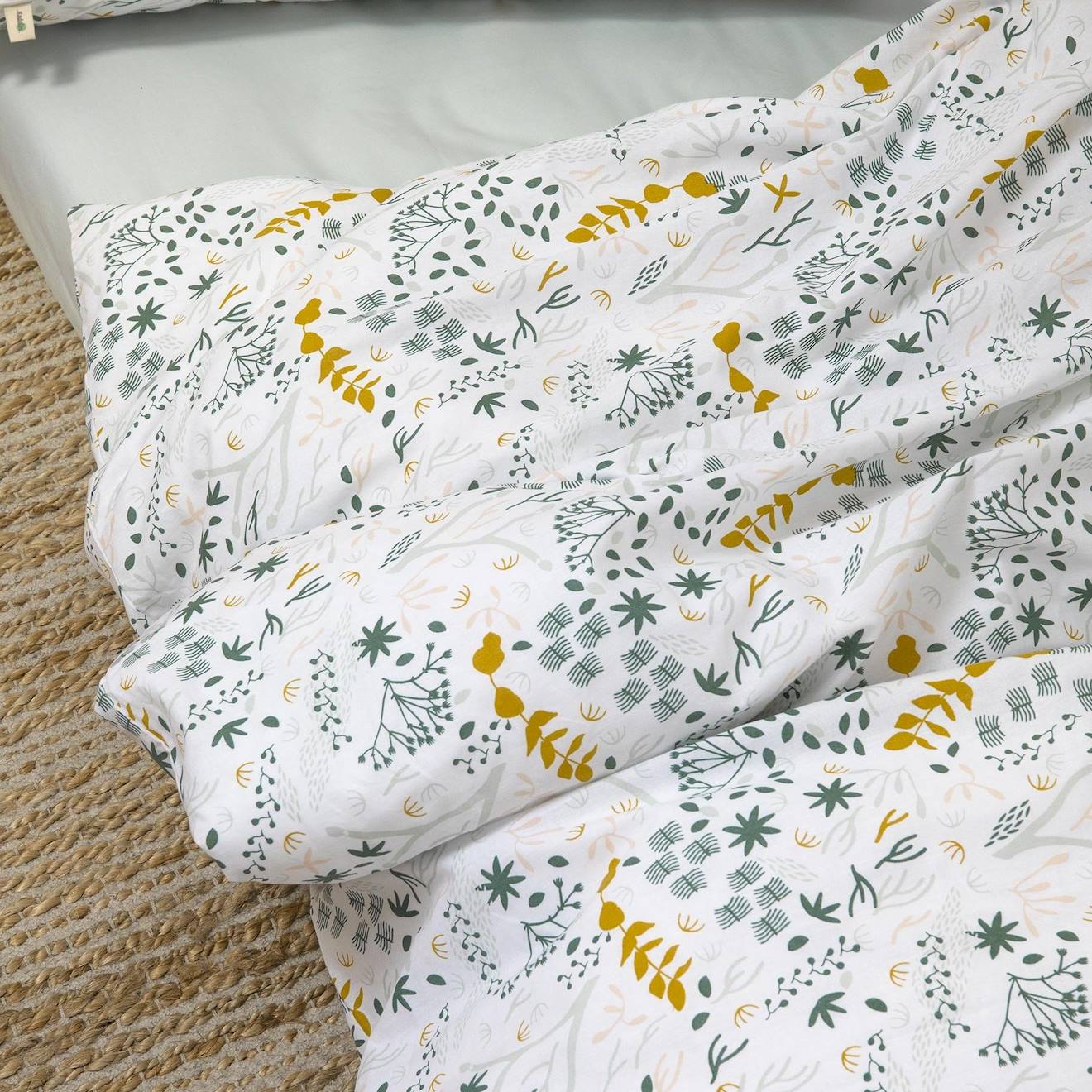 Housse De Couette En Coton Bio Pour Lit 1 Personne Yukari Douceur Yukari Original
