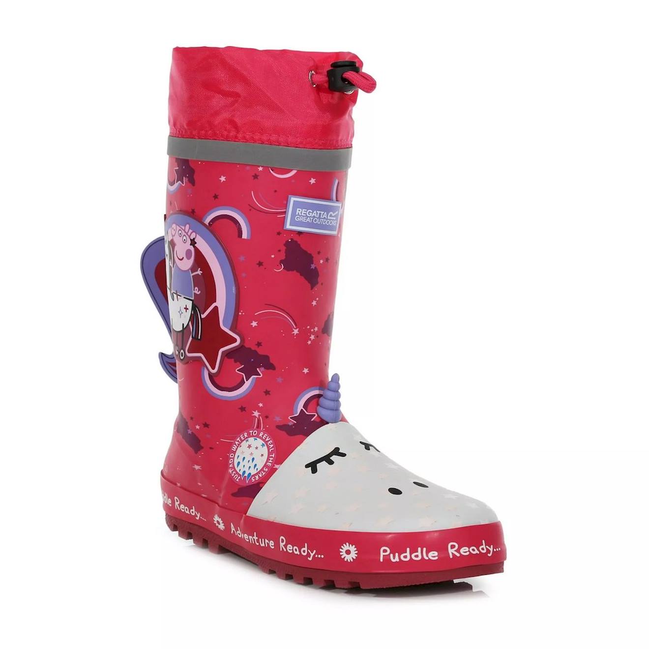 Bottes De Pluie Caoutchouc Peppa Pig Unicorn Pourpre Foncé