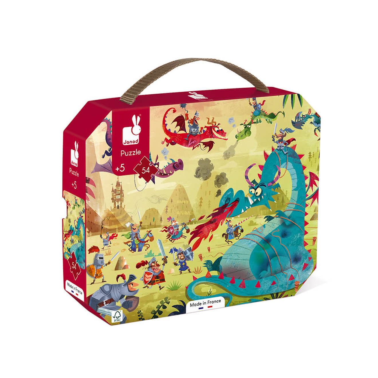 Puzzle Dragons 54 Pcs Rouge