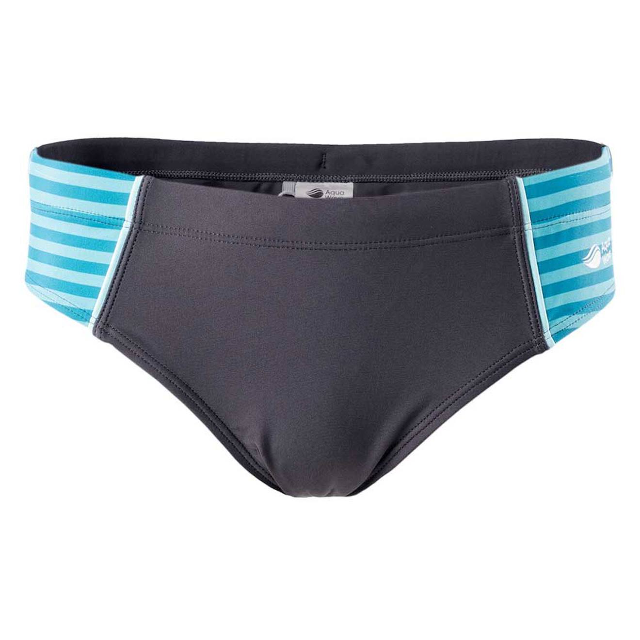 Short De Bain Synthétique Idalis Fer / Turquoise Vif
