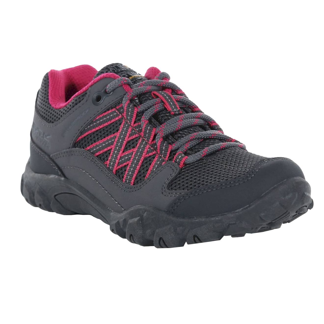Chaussures De Marche Polyuréthane Edgepoint Gris Acier / Rose Bonbon