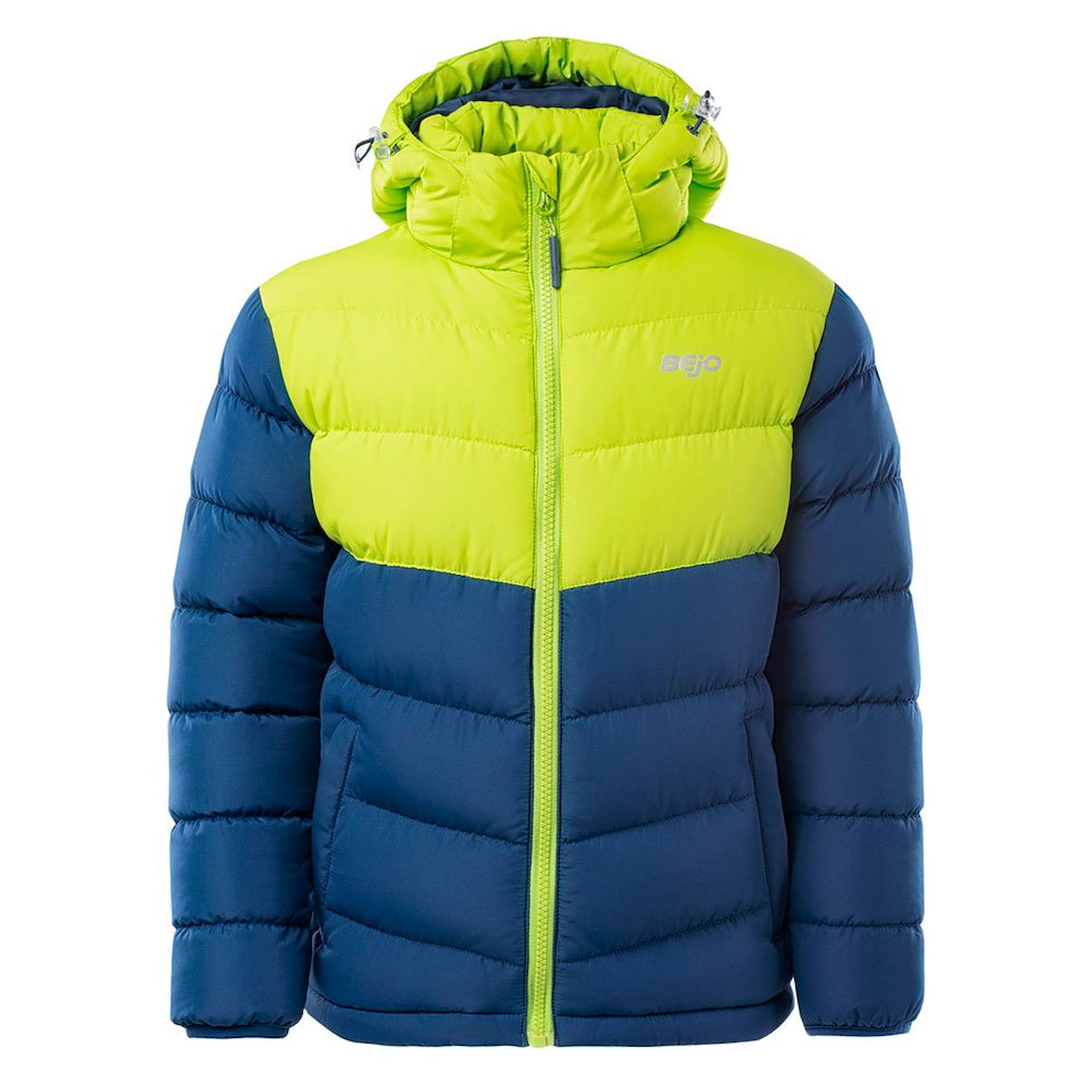 Veste Matelassée Baldey Polyester Baldey Ii Bleu / Vert Citron