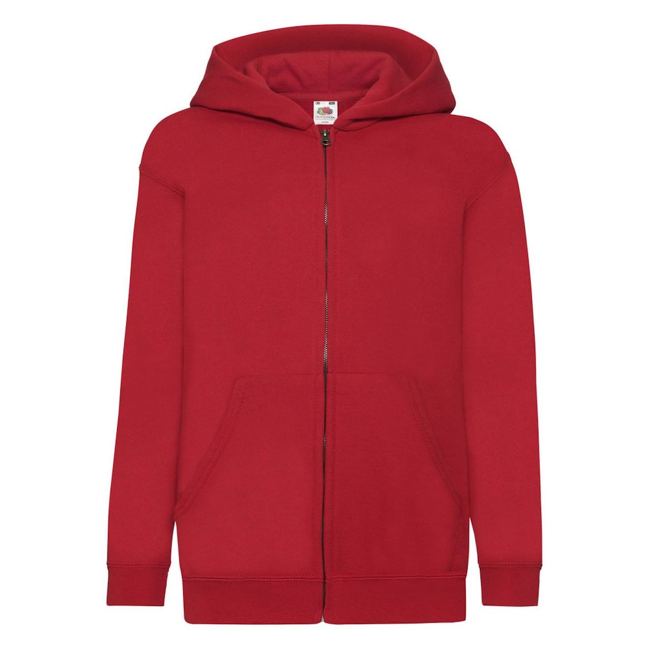 Veste À Capuche Coton Classic Rouge