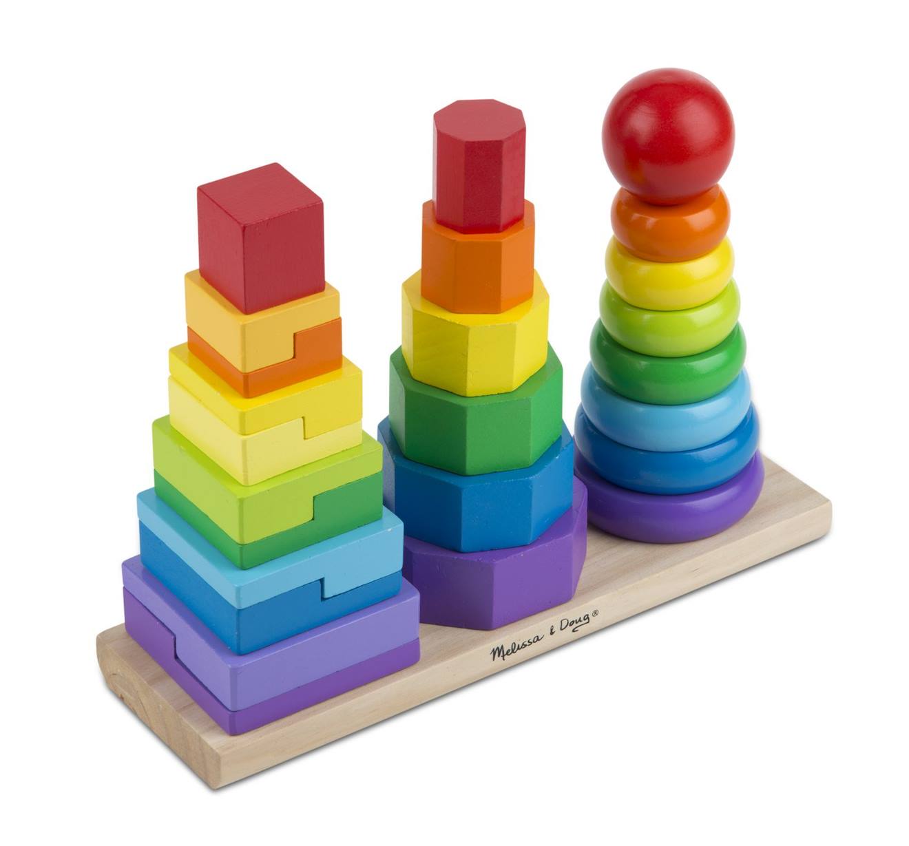 Melissa & Doug - Empilable Géométrique Rouge
