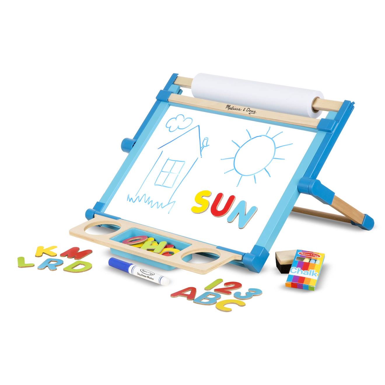 Melissa & Doug - Chevalet De Table Bleu