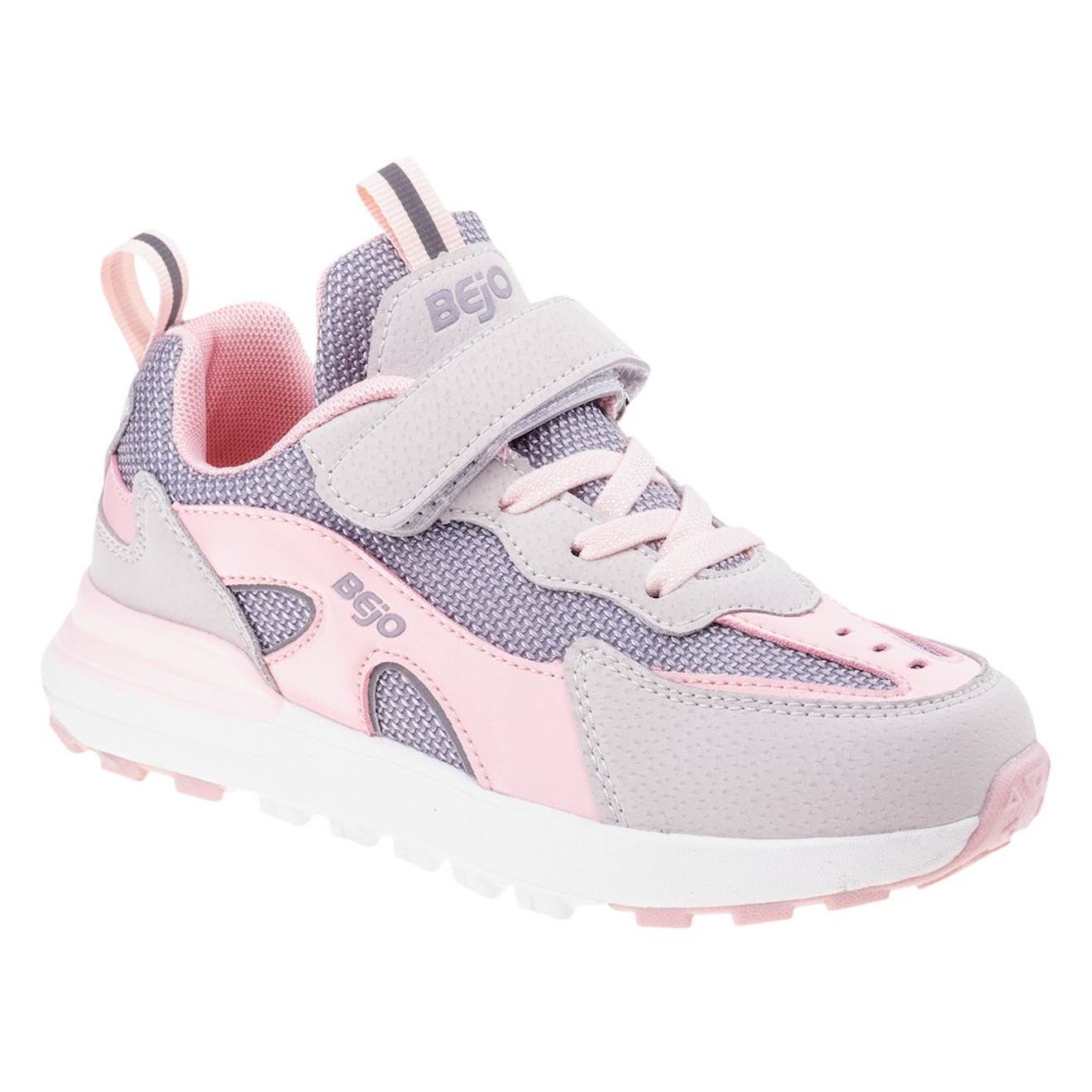 Baskets Synthétique Jara Rose Poudré / Blanc / Bleu Mar