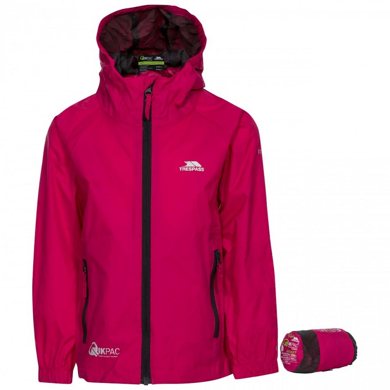 Qikpac Veste Imperméable Repliable Coton Égyptien Rose