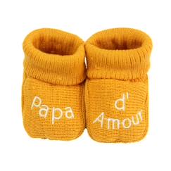 Chaussures-Chaussures bébé 17-26-Chaussons naissance - message papa d'amour