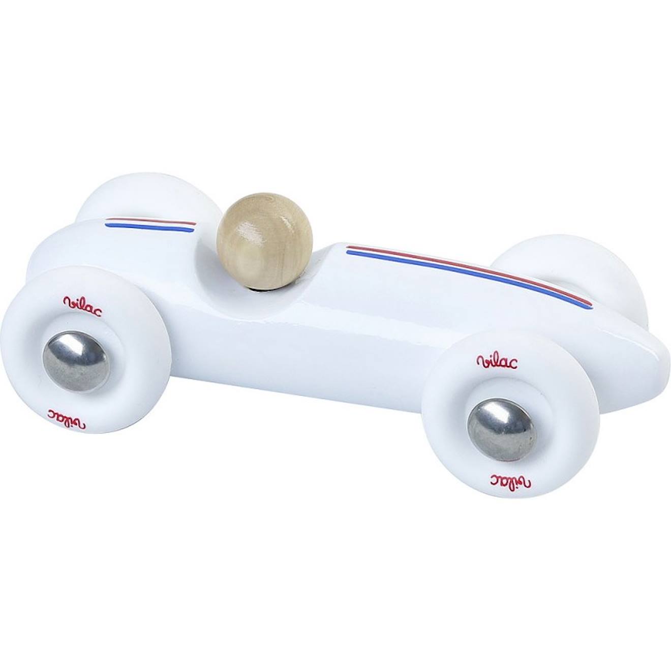 Voiture Grand Prix Vintage Pm Blanc