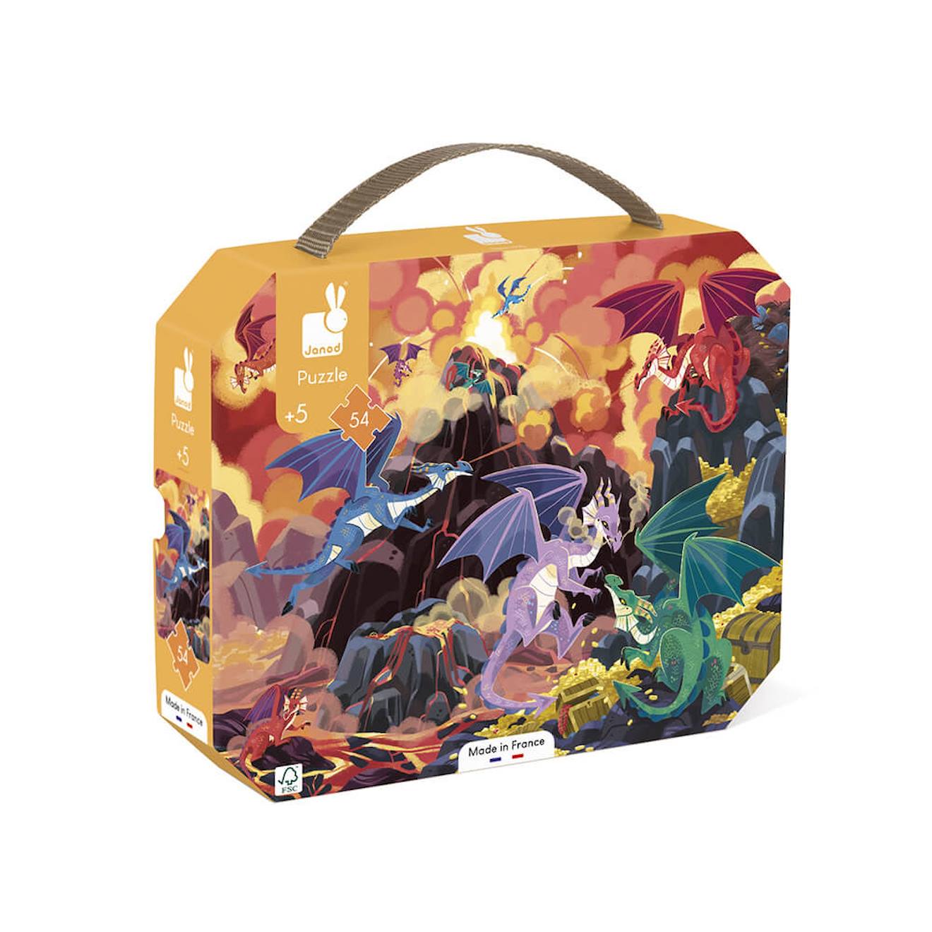 Puzzle Terre De Dragons 54 Pcs Orange