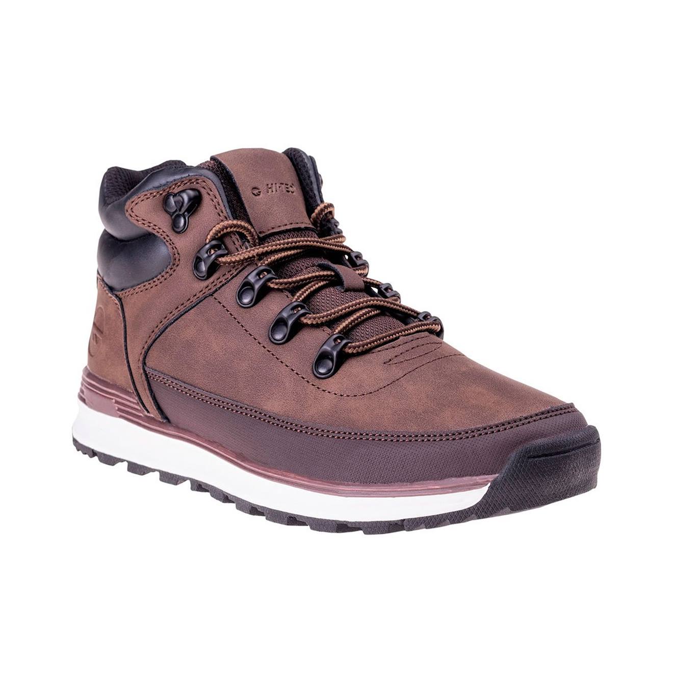 Bottines De Marche Synthétique Hajnez Marron
