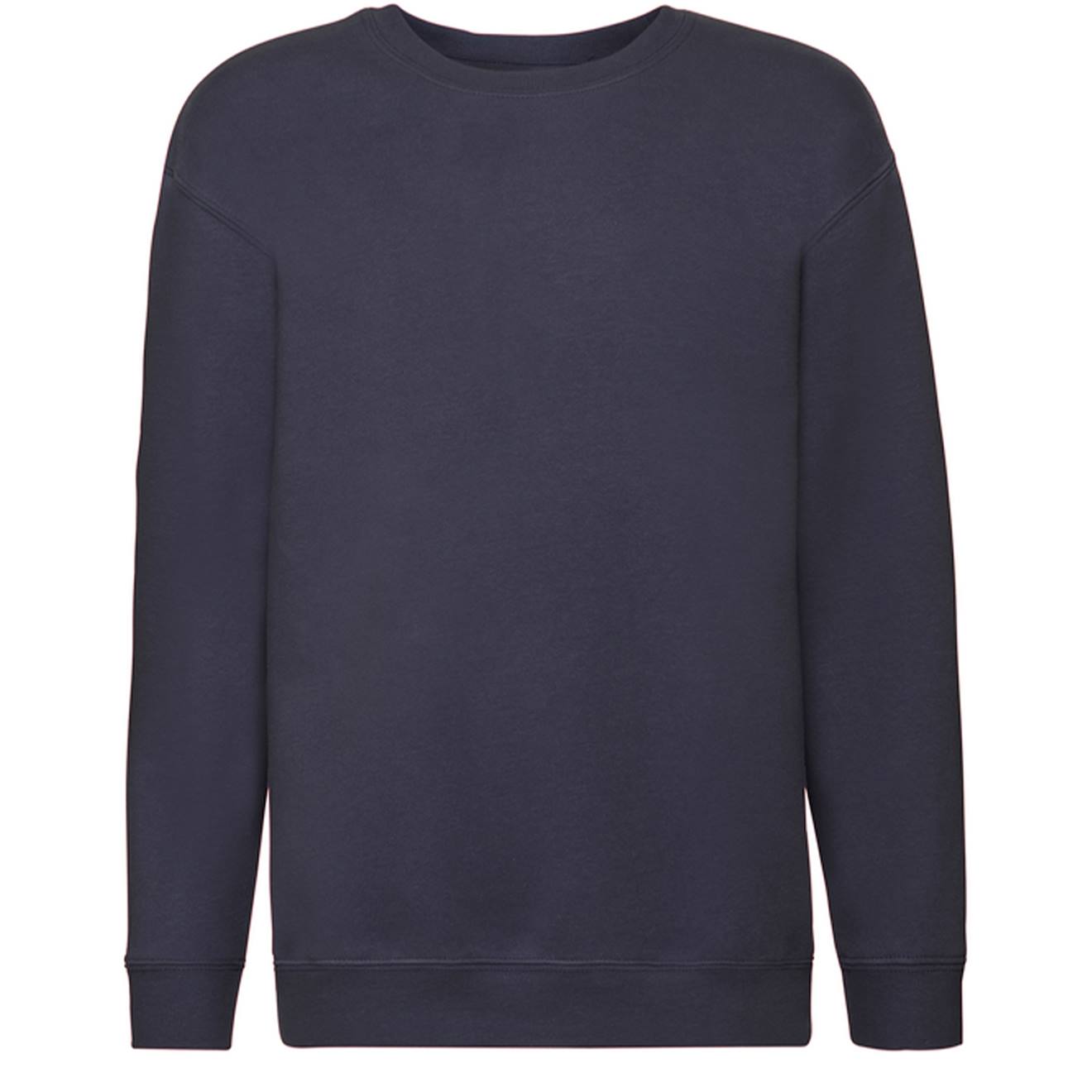 Sweat En Coton Peigné De Qualité Supérieure Premium Bleu Marine Sombre
