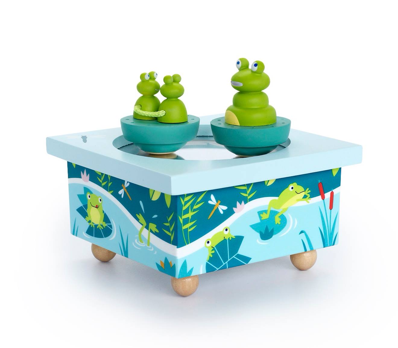 Boite À Musique Grenouille Vert