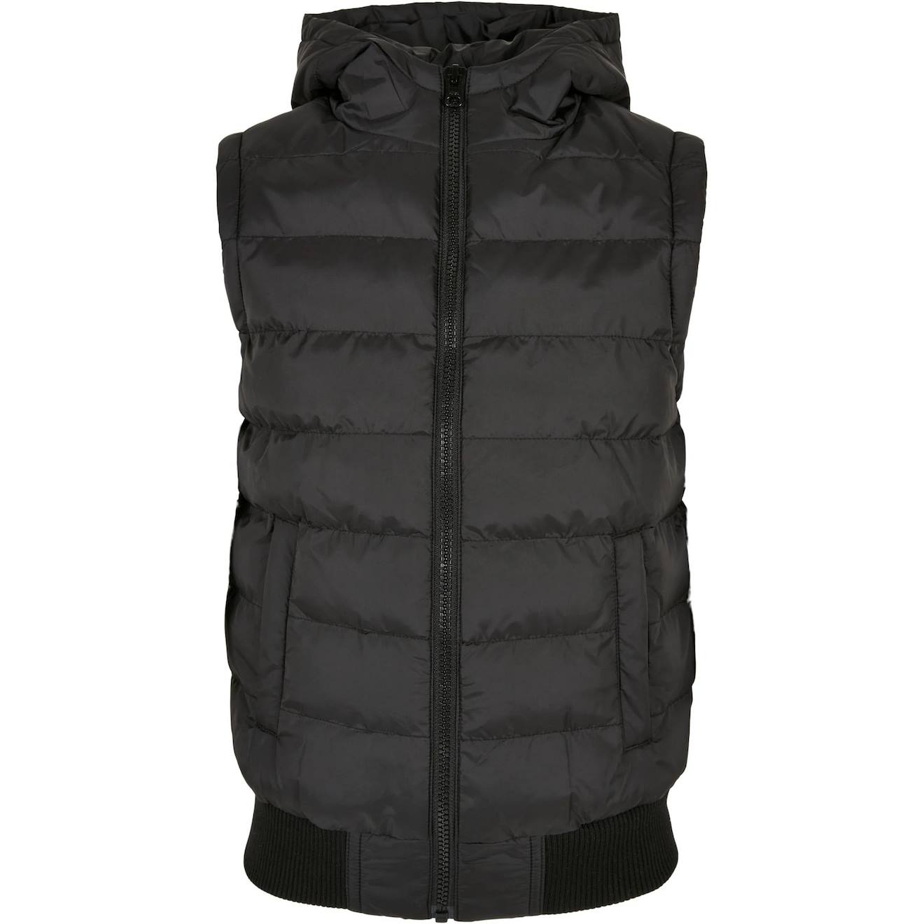 Veste Sans Manches Synthétique Noir